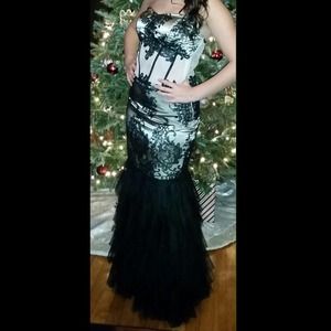 Beautiful black and gold dress