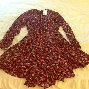 Flowered print dress from h&m!