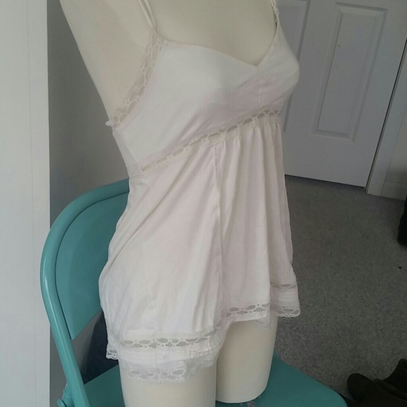 AE white lace-detail top - Picture 2 of 4