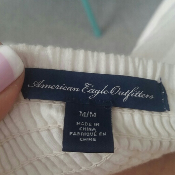 AE white lace-detail top - Picture 4 of 4