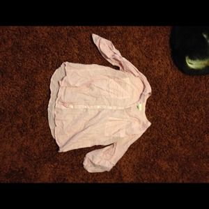 Loft quartet length stripped shirt