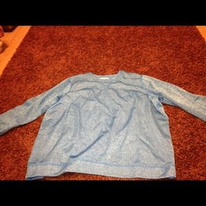 Blue glitter sweater