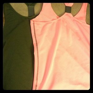 Under Armour mesh tank tops
