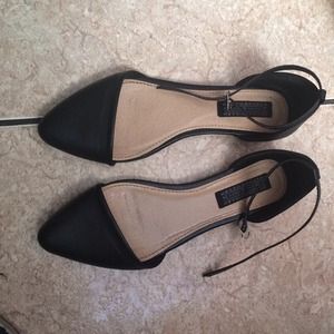 urban outfitters ankle strap flats