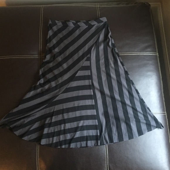 Grey and black skirt