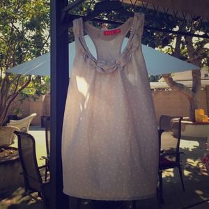 ELLE polka dotted blouse in grey