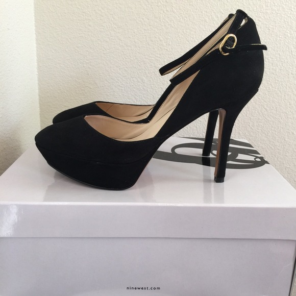 Nine West Suede Platform Pumps