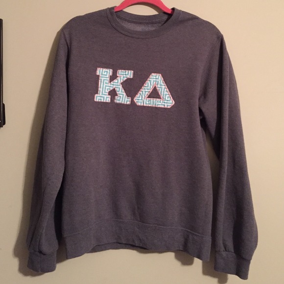 Kappa Delta Embroidered Letter Sweatshirt