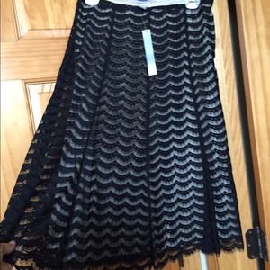 Apt 9 lace overlay skirt