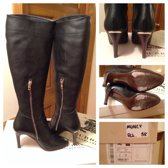 Burberry "Muncy" riding boots. SOLD - Picture 4 of 4