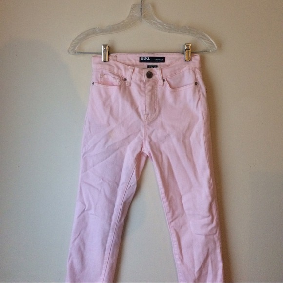 BDG Pink High Rise Cigarette Pants