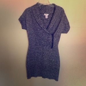 Short Sleeve Sweater Tunic