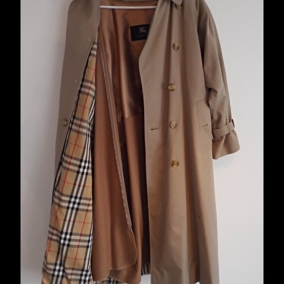 [NWOT] Auth. Burberry Double Breasted Trench Coat - Picture 3 of 4