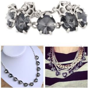 Somervelle Necklace & Amelie Sparkle Bracelet set