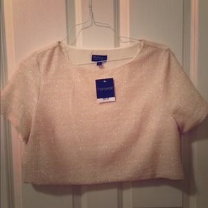 NEW Top Shop Flowy sparkly crop