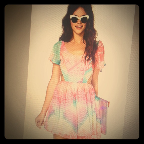 Nasty gal cut out dress never worn