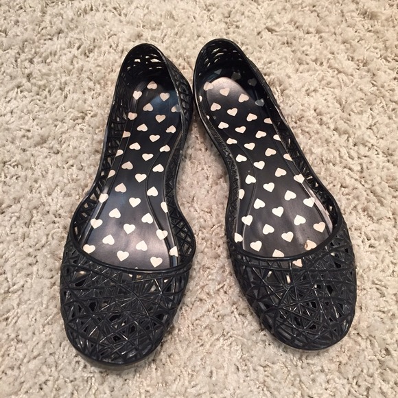 Black jelly flats ON HOLD for @dom2cold
