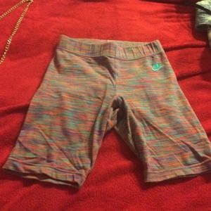 Multicolor workout shorts