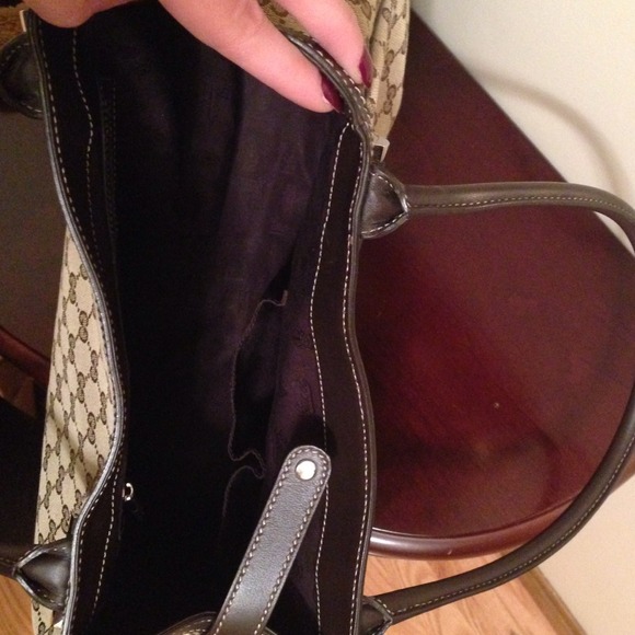 GUCCI monogram shoulder bag - Picture 4 of 6