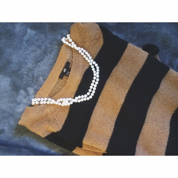 striped sweater • [h&m]