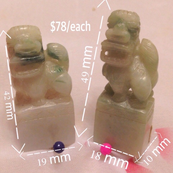 🌹This lion seals is real Jade🌹