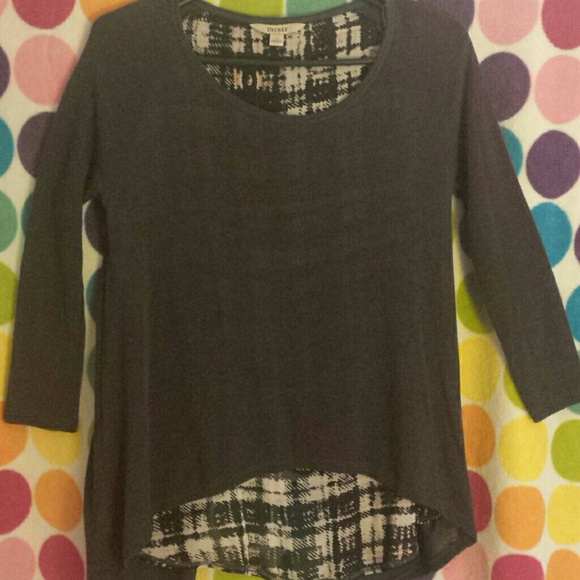 Layered knit top