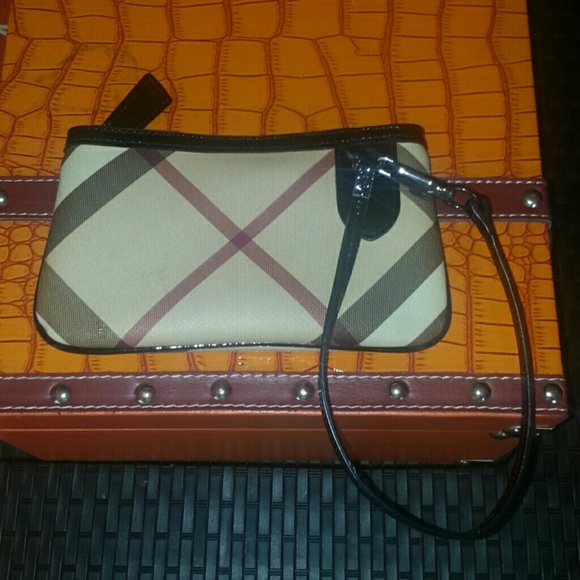 Burberry wristlet