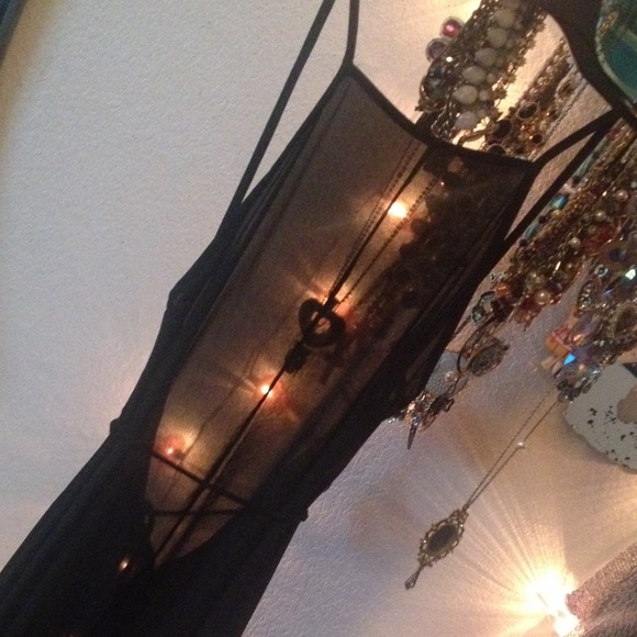 Black maxi festival dress crimson & clover