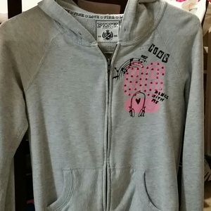(Gray)Pink Victoria Secret sweater