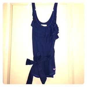 Dark Blue Hollister Top