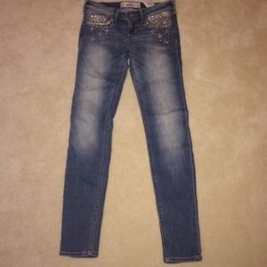 NWT Hollister Embellished Denim