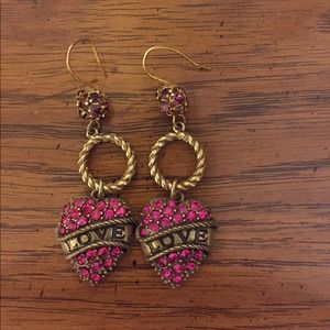 2 pairs of Betsy Johnson earrings!