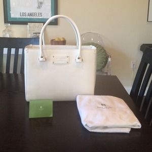 White Kate Spade Quinn Handbag