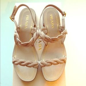 Make an offer!! 💗 Prada Sandals, Nude & Sexy!