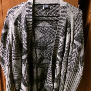 Black and grey cardigan!