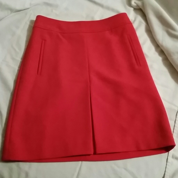 Red pencil skirt