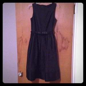 Retro black cocktail dress