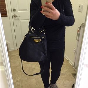 SAM EDELMAN NYLON BUCKET BAG