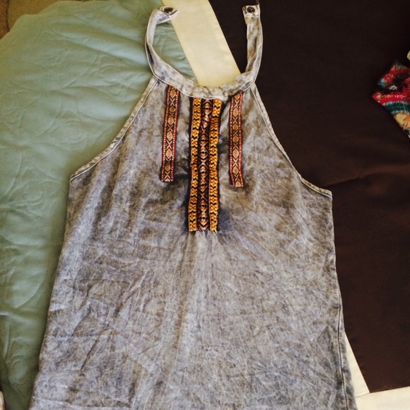 Tribal halter top.