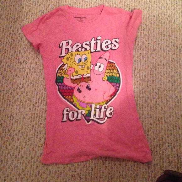 Tops - SpongeBob and Patrick "Besties for Life" T-Shirt.