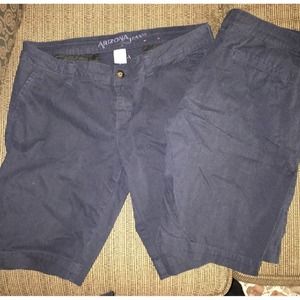 2 Navy Blue Shorts