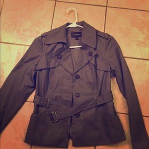 Banana republic short trench jacket