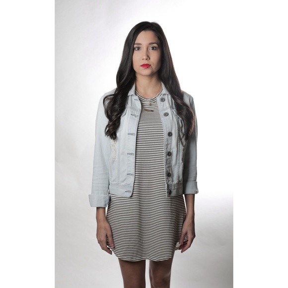 SOLD OUT- h o s t p i c k ➳ Striped T-Shirt Dress - Picture 4 of 4