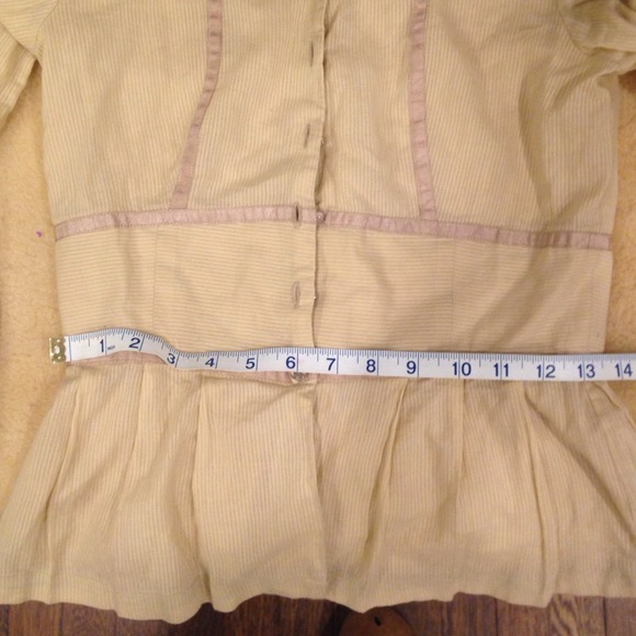 Measurements of shirt