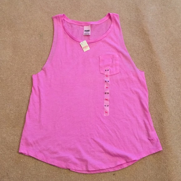 VS Pink workout pocket tank
