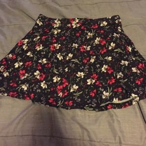 Floral skater skirt