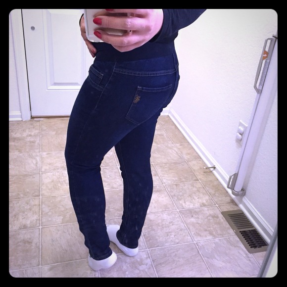 JESSICA SIMPSON MATERNITY JEAN LEGGING - PETITE