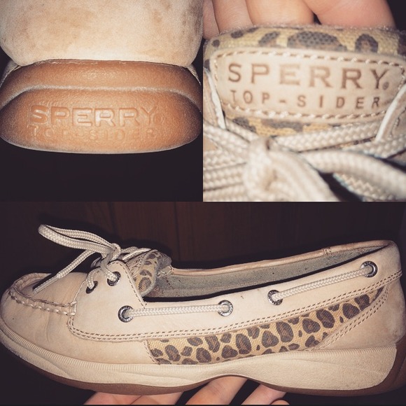 Leopard print Sperry Top-Sider