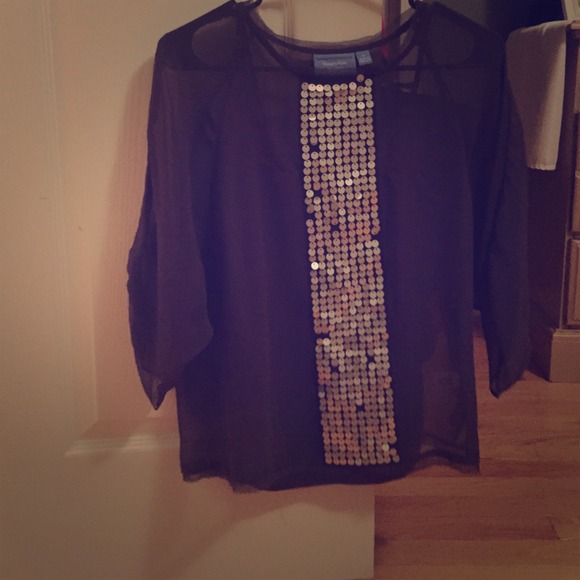 Simply Vera sequin blouse - Picture 1 of 1