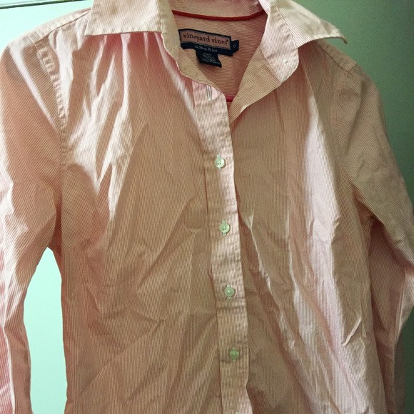 Vineyard Vines Tops - Vineyard Vines Red Stripe Button Down 0